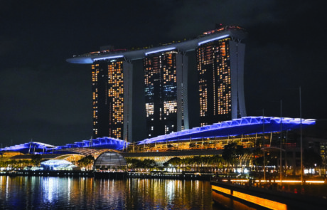Skyline SIngapur: Marina Bay Sands